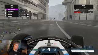 JARNO OPMEER DOES A 360 IN MONACO ON F1 2021 [upl. by Hcurab]