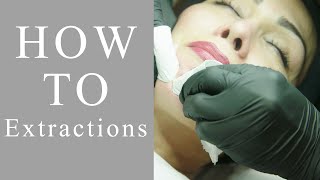 How to perform a Facial Extraction at home I Tuesday Tips I Fluid Spa [upl. by Enorahs]