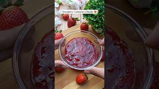 Strawberry Compote 🍓  Strawberry SauceCoulis recipe strawberry foodiefromgwalior [upl. by Atikaj861]