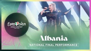 Ronela Hajati  Sekret  Albania 🇦🇱  National Final Performance  Eurovision 2022 [upl. by Jillian]