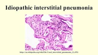 Idiopathic interstitial pneumonia [upl. by Sapowith]