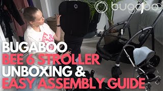 BUGABOO BEE 6 STROLLER  UNBOXING amp EASY ASSEMBLY GUIDE Is it the perfect City Stroller [upl. by Travis]