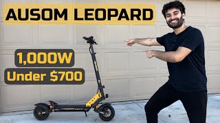 34 MPH Electric Scooter for under 700 Ausom Leopard Review  Discount [upl. by Nairam266]