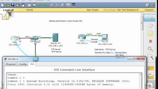 Restore a Cisco router IOS image using Xmodem or TFTP part2 [upl. by Arodaeht185]