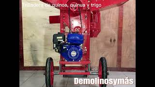 Trilladora de Trigo QuinoaQuinua  Motor Bencinero 65hp trigocampoagricultura emprendimiento [upl. by Ortrude]