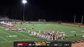 Ridgefield Vs Greenwich Varsity Football 11824 [upl. by Juley]