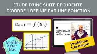 MASTERCLASS  Etude dune suite récurrente définie par une fonction [upl. by Peri603]