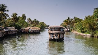 Overnight in Beautiful Alleppey Houseboats  THINGS TO DO IN KERALA [upl. by Aeht]