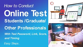 How to Conduct Online Test for Students  Online Exam 2020 [upl. by Etnahsal]