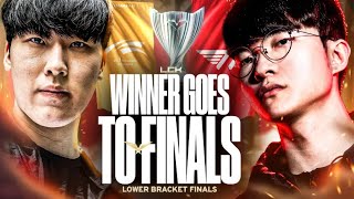 WINNER GOES TO FINALS amp WORLDS  T1 VS HLE  LCK SUMMER PLAYOFFS 2024  CAEDREL [upl. by Emmye456]