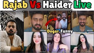 Rajab Vs Haider Live Dogar Funny Mili Ngma Ham Zinda Chore Ha [upl. by Gonroff138]