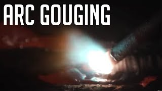 Arc Gouging Basics Part 2 Proper Torch Angle [upl. by Lladnar771]