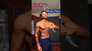 Krav Maga Vs Muay Thai muaythai kravmaga shorts [upl. by Berthoud]