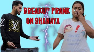 I NEED SPACE BREAK UP PRANK ON SHANAYA  SHANAYA MASROOR [upl. by Onileva]