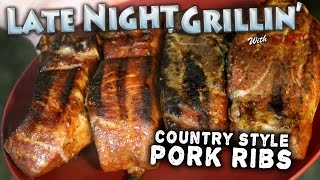 Grillin Country Style Pork Ribs [upl. by Pronty]