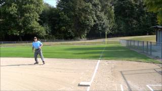 Little League Base Umpiring Calling an Out Full Mechanics [upl. by Waylin]