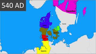 Denmark every year from 100 AD to 1000 AD [upl. by Ariday506]