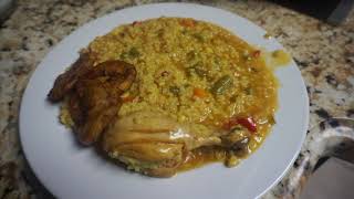 COMO HACER ARROZ CON POLLO A LA CHORRERA  Receta Cubana [upl. by Yelad]