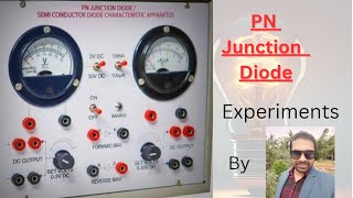 Pn Junction diode Experiment Class 12 CBSE CHSE [upl. by Ledairam]