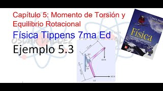 Ejemplo 53 Física Tippens ¿Cómo calcular un momento de torsión resultante [upl. by Lettie878]