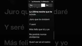 Los Temerarios  Tu Última Canción Karaoke Desvocalizado [upl. by Ylebmik]