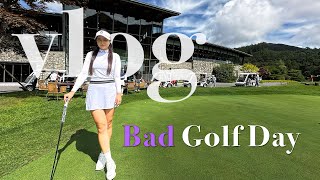 VLOG 어떻게 티 샷을 이렇게 망할까⛳️ 폭망 라운드 [upl. by Anaigroeg212]