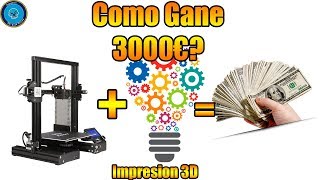 💥Como Ganar Dinero en 2024 con Impresion3D 💥 [upl. by Ibba]