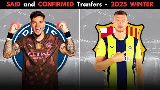 ALL LATEST CONFIRMED TRANSFER SUMMER AND RUMOURS 2025 WINTER  Dzeko Xavi Ederson [upl. by Avle]