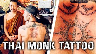 Getting a SAK YANT TATTOO in Chiang Mai Thailand 2019 [upl. by Charmane]