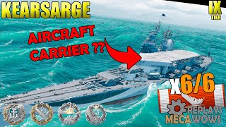 AIRCRAFT CARRIER Kearsarge 66 Kills amp 221k Damage  World of Warships Gameplay 4k [upl. by Trey]