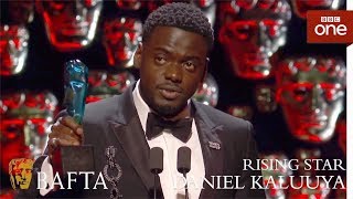 Daniel Kaluuya wins the EE Rising Star BAFTA  The British Academy Film Awards 2018  BBC One [upl. by Ihcekn]