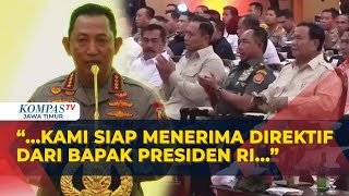 Full Laporan Kapolri Jenderal Listyo Sigit ke Presiden Prabowo di Apel Kasatwil Polri Tahun 2024 [upl. by Arlie]