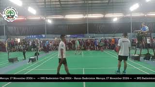 Mas Bayu  Mas Diman vs Kap Purwosari  Turnamen IKG Badminton Cup 2024 [upl. by Oninotna914]