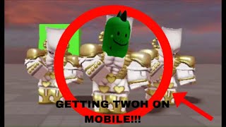 YBA GETTING TWOH IN YBA ON MOBILE [upl. by Ylelhsa]