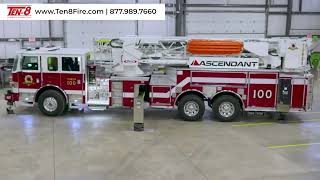 Ascendant® 100’ HeavyDuty Aerial Tower by Pierce Fire Apparatus [upl. by Marshall]