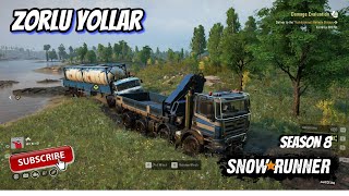 Zorlu Yollarda Mücadele Ekip Arkadaşıyla Damege Evaluation Sezon 8 Snow Runner [upl. by Lyrahc396]