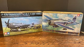 WW2 Republic P47D Thunderbolt Bubble Top Tamiya 148 model kit reviews [upl. by Smith]