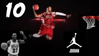 Les 10 plus beaux paniers de Michael Jordan [upl. by Ainak]