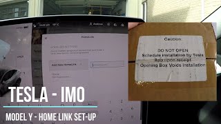 Tesla Model Y  Updated HomeLink Install amp Review [upl. by Stanton382]