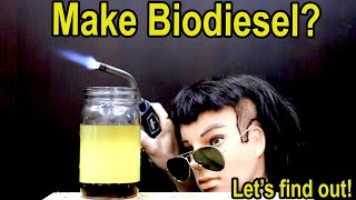 Make quotBiodieselquot Let’s find out Diesel vs Biodiesel Used Motor Oil Vegetable Oil MPG [upl. by Vinna311]