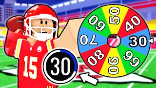 THIS WHEEL Decides Patrick Mahomes THROW POWER in NFL Universe Football [upl. by Duwad]