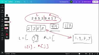 Merge Sort Code and Algorithm Explained  মার্জ সর্ট কোড এবং এলগরিদম [upl. by Tillman]