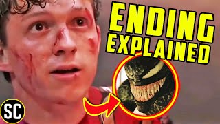 SPIDERMAN NO WAY HOME Ending Explained  PostCredits Scene Breakdown  What The Spell Means [upl. by Ehgit]