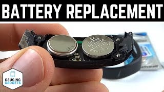 Garmin Vivofit Battery Replacement Tutorial  Vivofit How To [upl. by Otanod]