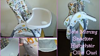 Joie Mimzy Snacker Highchair Review [upl. by Qerat]