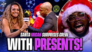 Micah Richards WILD Christmas Gifts to Henry Carragher amp Abdo  UCL Today  CBS Sports [upl. by Nayab]