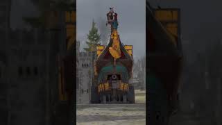 MARIENBURG LANDSHIP SAILS TO WAR warhammer warhammer3 thronesofdecay shorts [upl. by Ahsinyd]