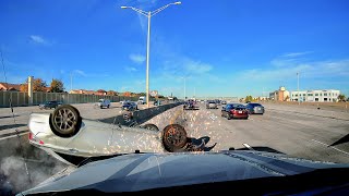 UNAWARE DRIVER CASUE BRUTAL HIGHWAY CRASH  DASHCAM STORIES 97 [upl. by Kcor]