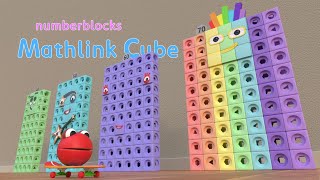 Counting Numberblocks Mathlink Cube 50 60 70 80 90 100 [upl. by Alurd547]