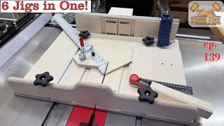 The Best Table Saw Sled Ever  Crosscut Miter Bevel Dado Picture Frames amp More [upl. by Fidele]